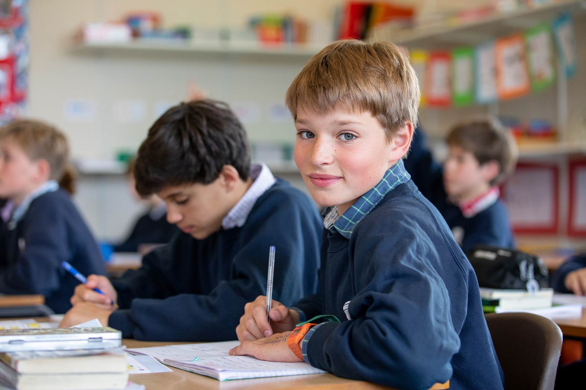 Classroom at Sandroyd - French