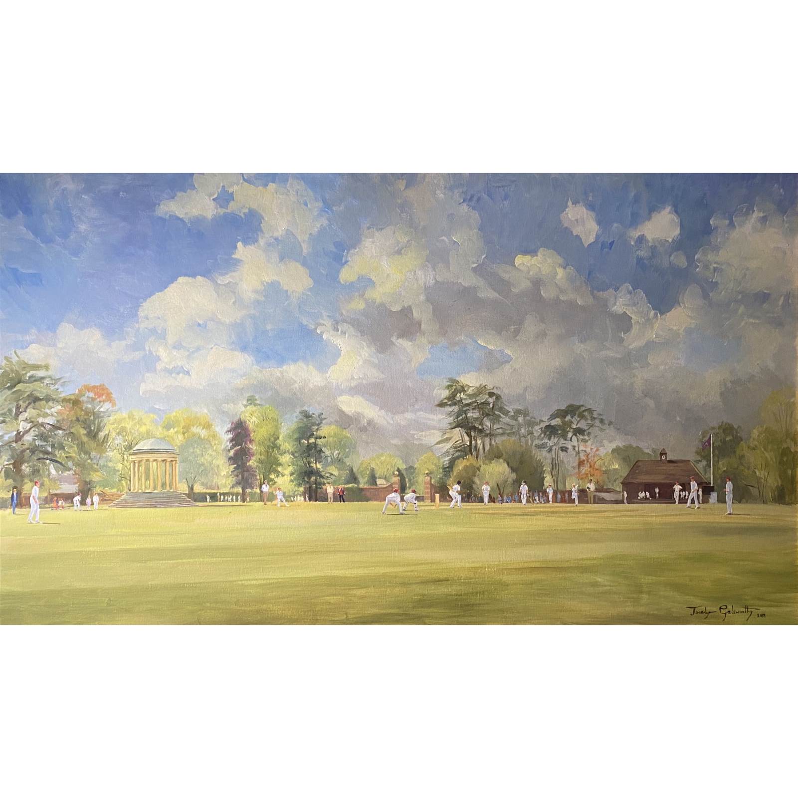 Jocelyn Galsworthy Sandroyd Cricket Print